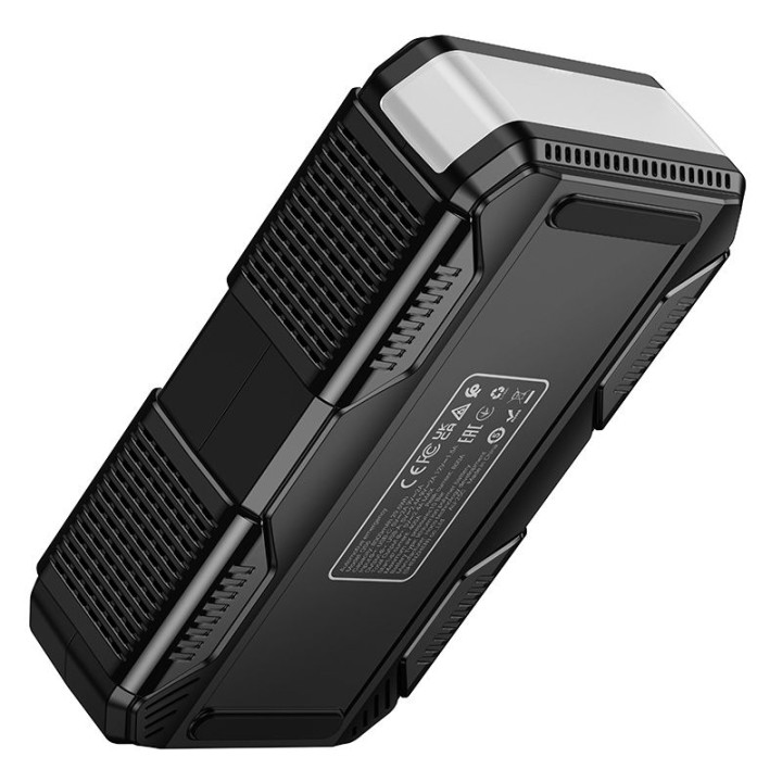 Повербанк 8000 mAh 2,4A 18W с функцией пуска автомобиля и насосом Hoco QS6 черный