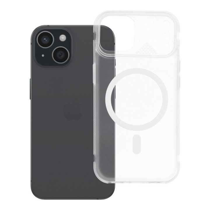 Case for iPhone 15 Aurora MagSafe compatible white