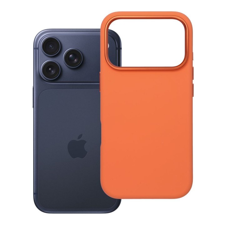 Case for iPhone 18 Pro / 17 Pro Forcell F-Protect Frame Premium MagSafe compatible orange 0INT