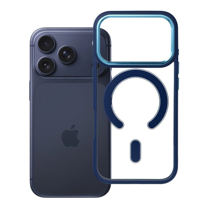 Чехол для iPhone 18 Pro / 17 Pro Color Edge Mag Cover совместимый с MagSafe серый