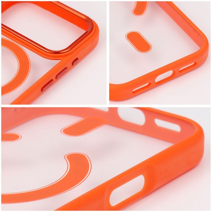 Case for iPhone 18 Pro / 17 Pro Color Edge Mag Cover MagSafe compatible orange