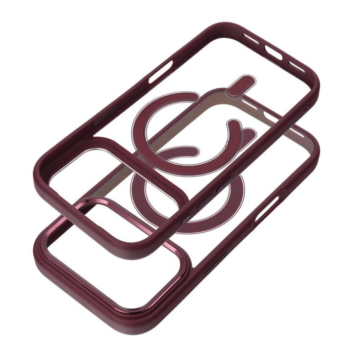 Etui na iPhone 18 Pro / 17 Pro Color Edge Mag Cover zgodne z MagSafe ciemnowiśniowe