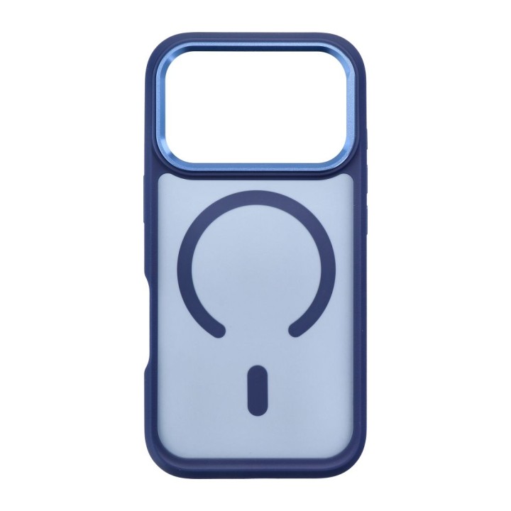 Чехол для iPhone 18 Pro / 17 Pro Forcell F-Protect Smoke Hybrid Premium совместимый с MagSafe темно-синий 0INT