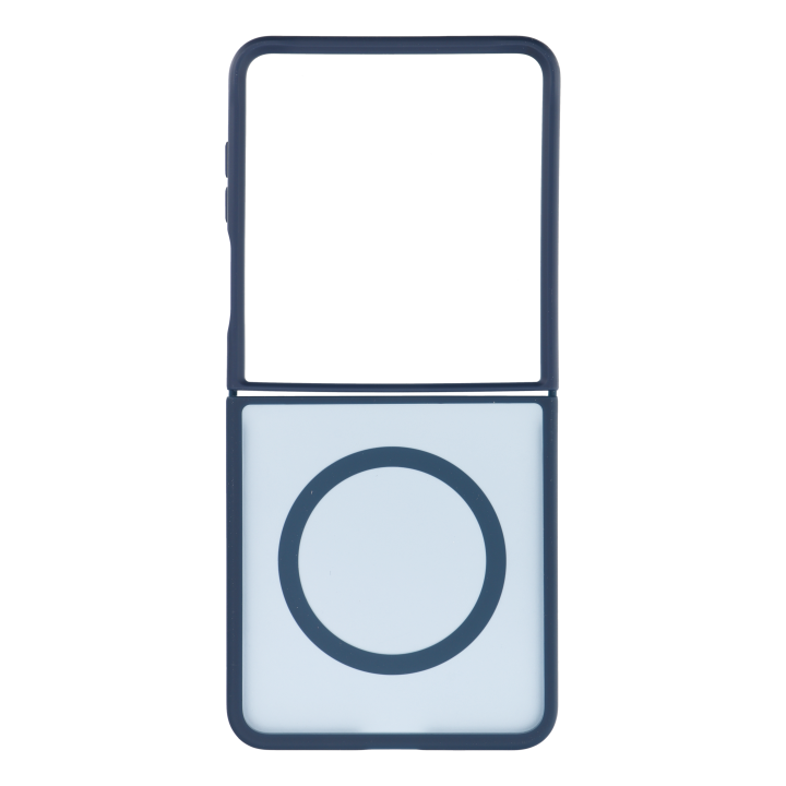 Чохол для Samsung Z Flip 8 4sF-S Acrylic сумісний з MagSafe темно-синій
