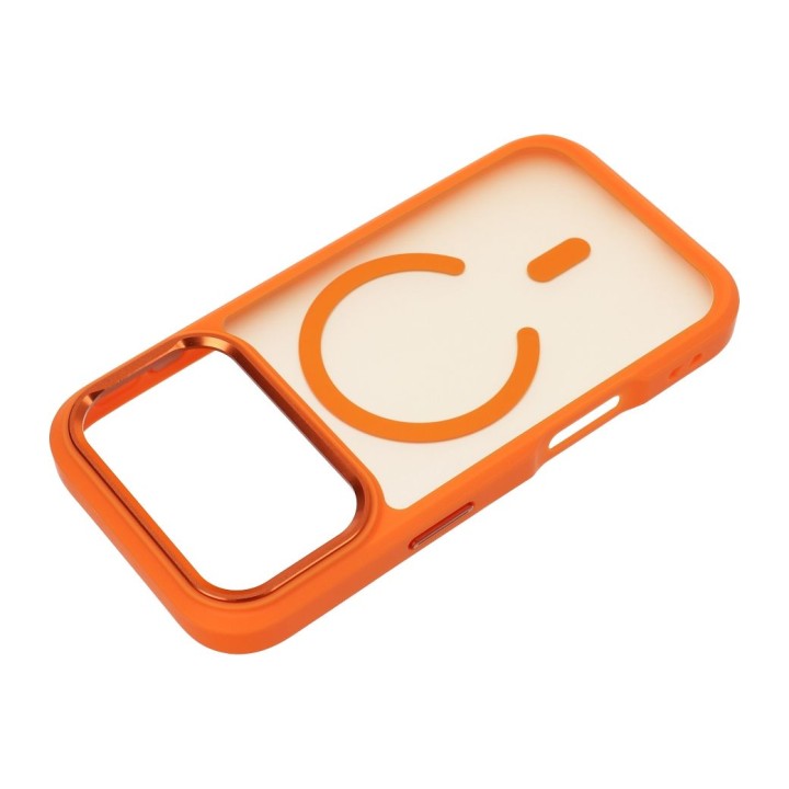 Чехол для iPhone 18 Pro / 17 Pro Forcell F-Protect Smoke Hybrid Premium совместимый с MagSafe оранжевый 0INT