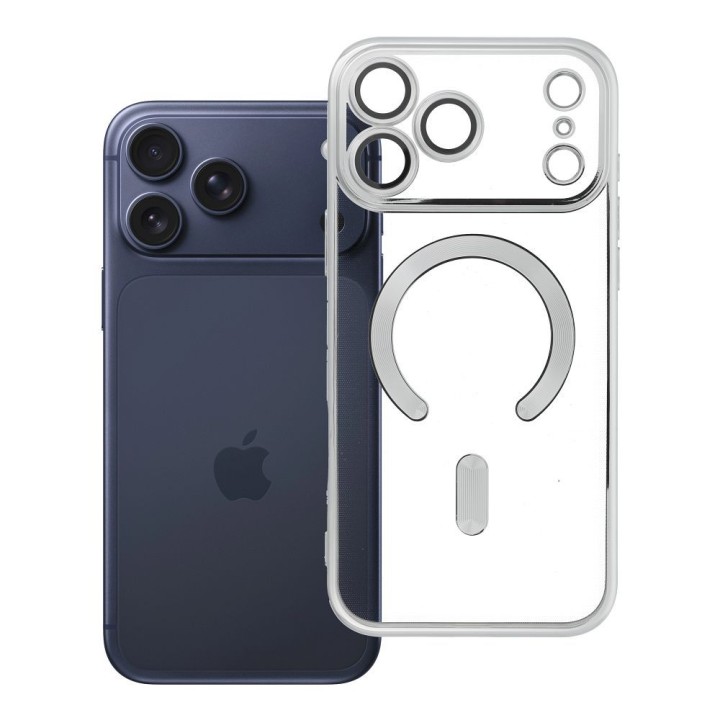 Etui na iPhone 18 Pro Max / 17 Pro Max Electro Mag Cover zgodne z MagSafe srebrne