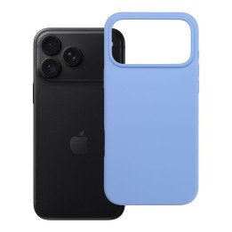 Чохол для iPhone 18 Pro Max / 17 Pro Max Silicone 2mm (big hole) блакитний