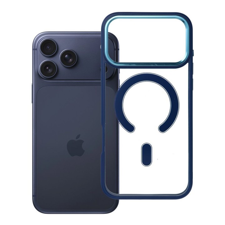 Case for iPhone 18 Pro Max / 17 Pro Max Color Edge Mag Cover MagSafe compatible blue