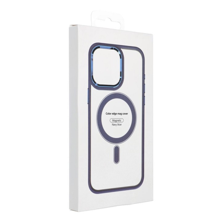 Etui na iPhone 18 Pro Max / 17 Pro Max Color Edge Mag Cover zgodne z MagSafe niebieskie