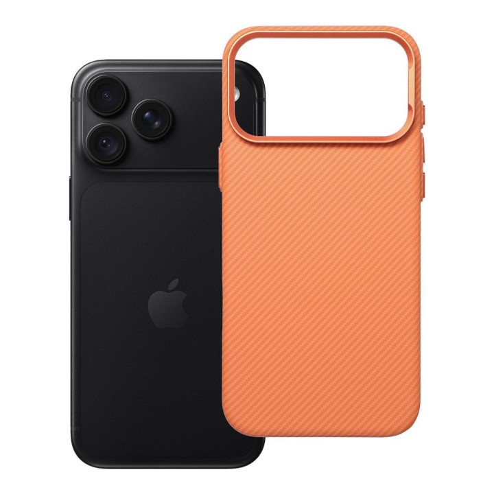 Case for iPhone 18 Pro Max / 17 Pro Max K-Look MagSafe compatible orange