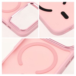 Etui na iPhone 18 Pro Max / 17 Pro Max Forcell F-Protect Smoke Hybrid Premium zgodne z MagSafe różowe 0INT