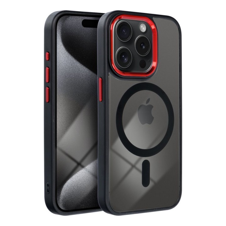 Etui na iPhone 18 Pro Max / 17 Pro Max Color Edge Mag Cover zgodne z MagSafe ciemnowiśniowe