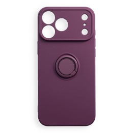 Чохол для iPhone 18 Pro Max / 17 Pro Max Silicone Ring бордовий