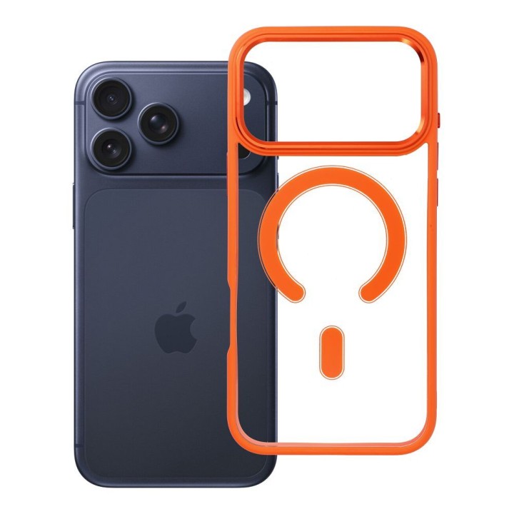Чохол для iPhone 18 Pro Max / 17 Pro Max Color Edge Mag Cover сумісний з MagSafe помаранчевий