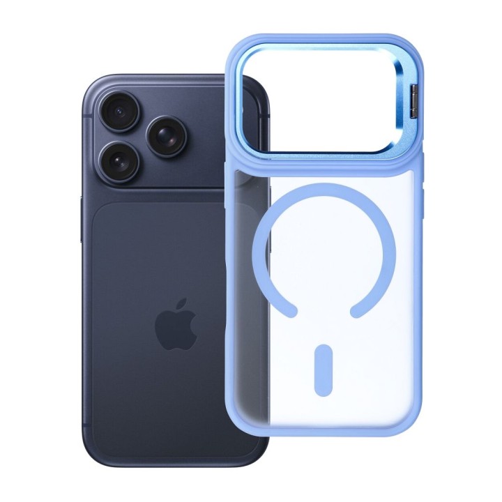 Case for iPhone 18 Pro / 17 Pro Forcell F-Protect Shadow Stand Premium MagSafe compatible light blue 0INT