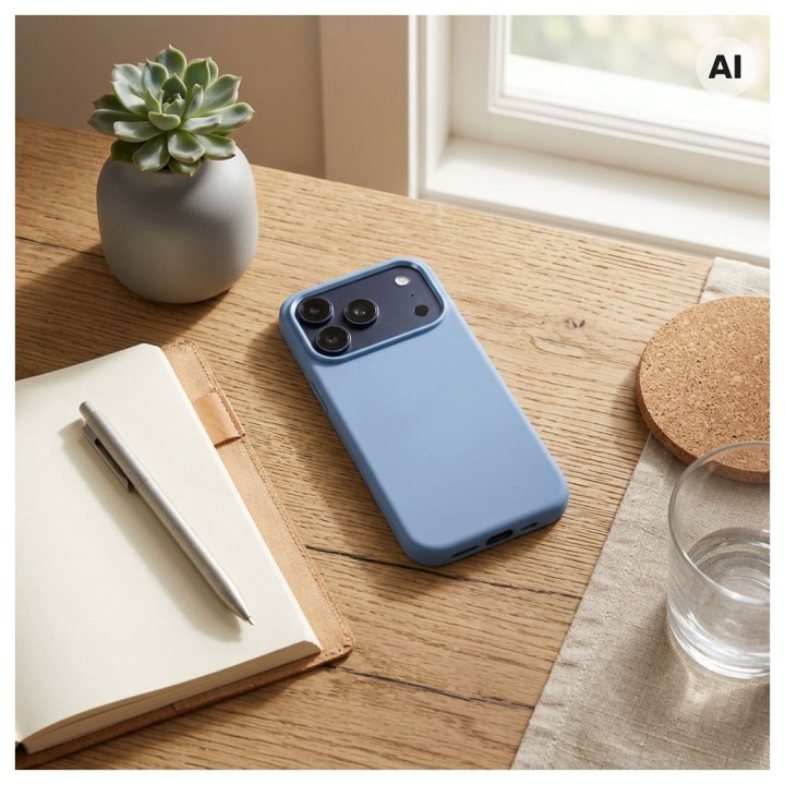 Case for iPhone 18 Pro Max / 17 Pro Max Forcell F-Protect Frame Premium MagSafe compatible light blue 0INT