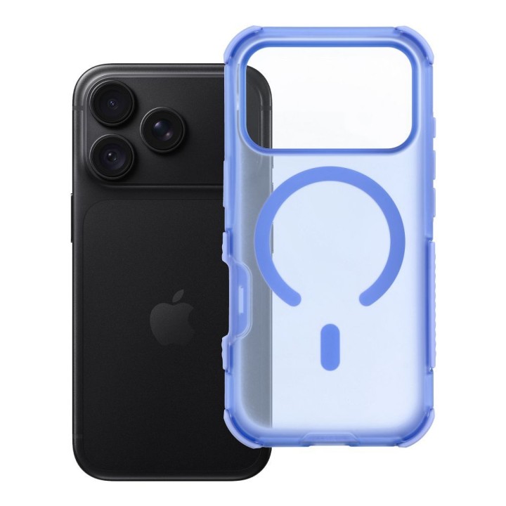 Case for iPhone 18 Pro / 17 Pro Forcell F-Protect BumperX Premium MagSafe compatible light blue 0INT