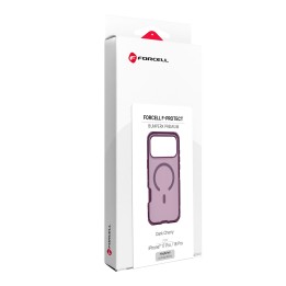 Чохол для iPhone 18 Pro / 17 Pro Forcell F-Protect BumperX Premium сумісний з MagSafe бордовий 0INT