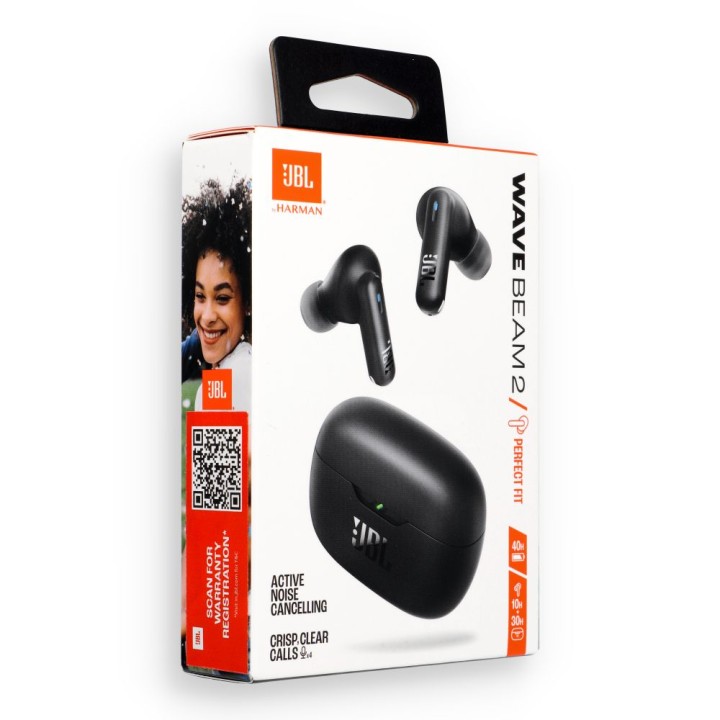 Wireless in-ear headphones JBL Wave Beam 2 black