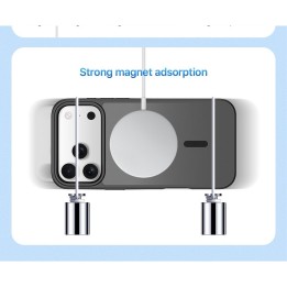 DUX DUCIS futerał YIND kompatybilny z MagSafe do iPhone 18 Pro Max / 17 Pro Max (Open Ring Version) jasnoniebieski