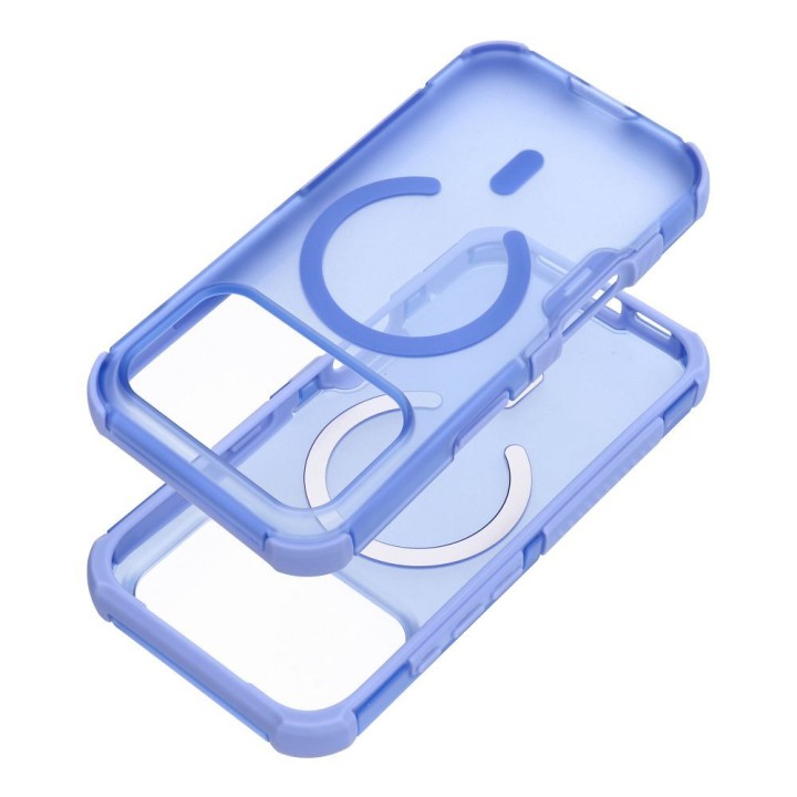 Case for iPhone 18 Pro Max / 17 Pro Max Forcell F-Protect BumperX Premium MagSafe compatible light blue 0INT