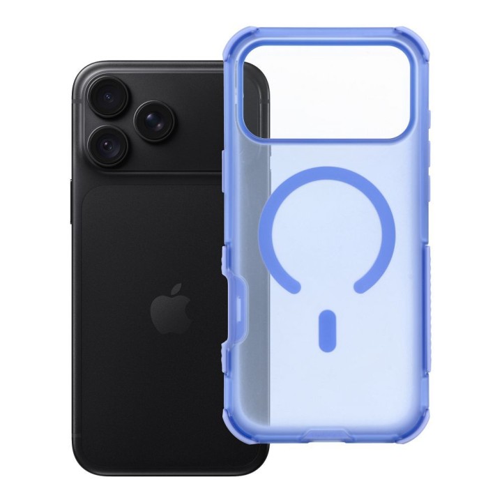 Case for iPhone 18 Pro Max / 17 Pro Max Forcell F-Protect BumperX Premium MagSafe compatible light blue 0INT