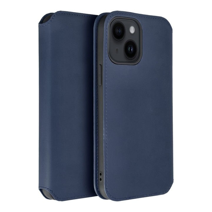 Чохол з клапаном для Samsung S24 PLUS Dual Pocket Book темно-синій