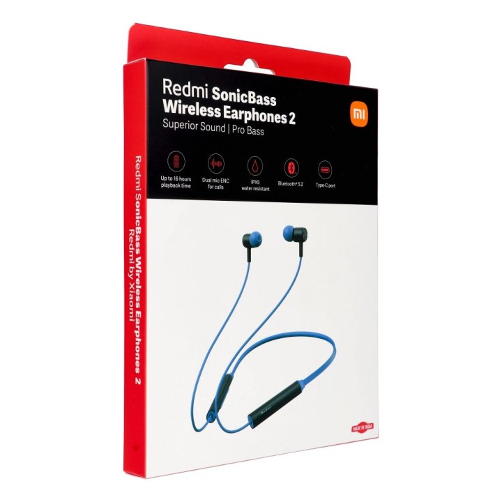 Wireless in-ear headphones Xiaomi SonicBass 2 blue