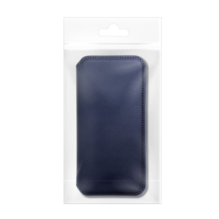 Etui z klapką na Samsung S24 PLUS Dual Pocket Book granatowe