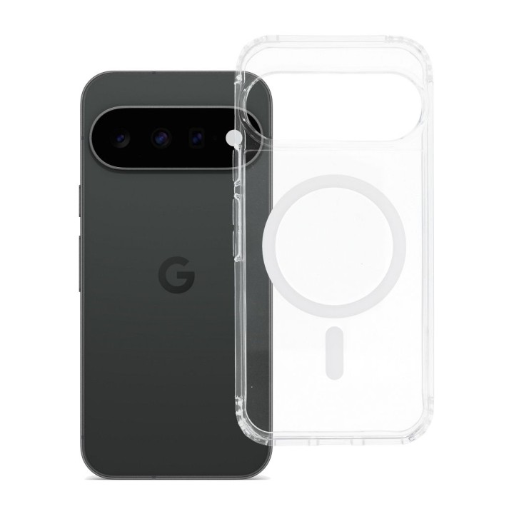 Case for Pixel 9 / 9 Pro / 10 / 10 Pro / 11 / 11 Pro Forcell F-Protect Clear Hybrid Premium MagSafe compatible transparent 0INT