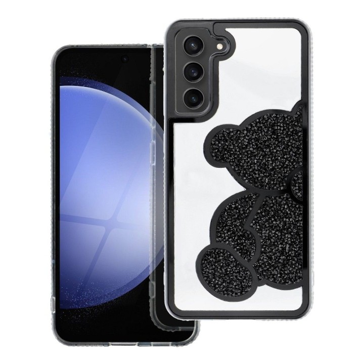 Etui na Samsung A07 / A08 Teddy Bear czarne
