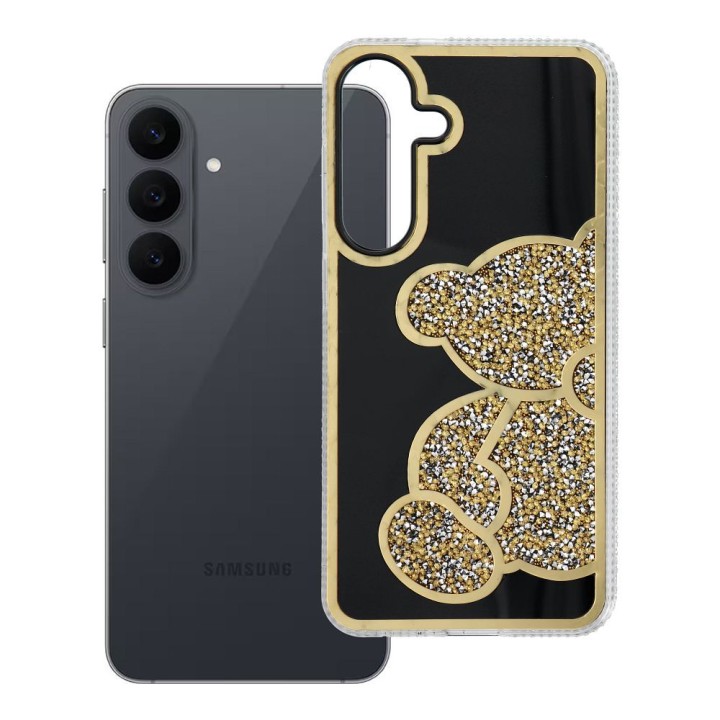 Case for Samsung S26 FE / S25 FE Teddy Bear gold
