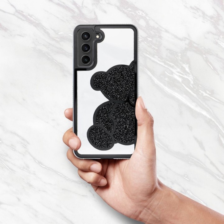 Чехол для Samsung A07 / A08 Teddy Bear черный