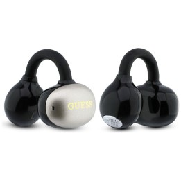 Wireless in-ear headphones OWS Guess Metalic Finish Electropated Parts Classic Logo black