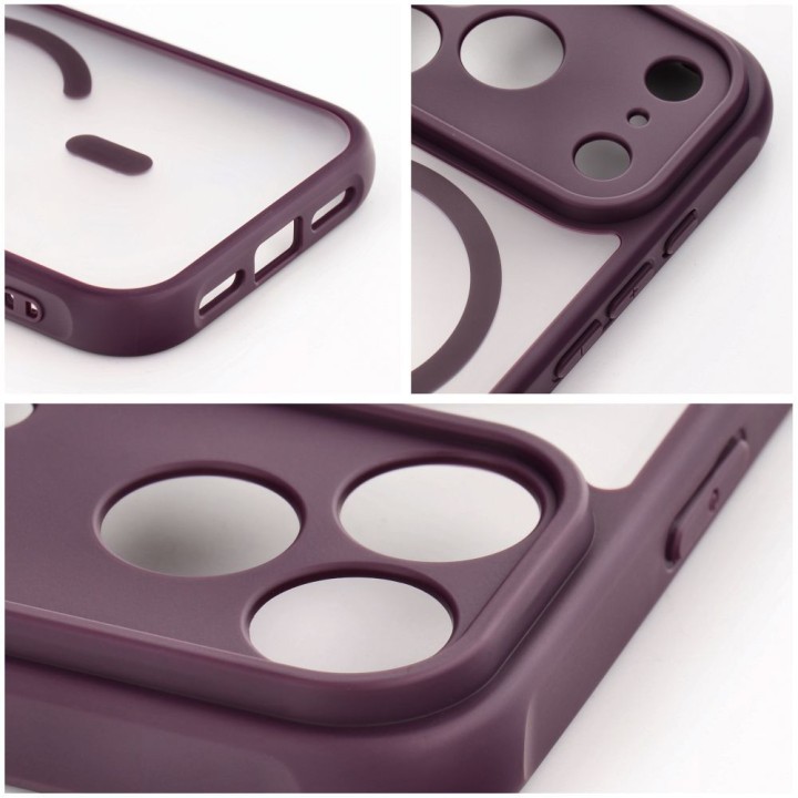 Чохол для iPhone 18 Pro Max / 17 Pro Max Full Matte Mag Cover сумісний з MagSafe бордовий
