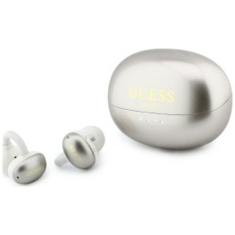 Беспроводные наушники-вкладыши OWS Guess Metalic Finish Electropated Parts Classic Logo золотые
