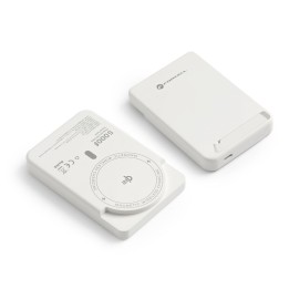 Powerbank zgodny z MagSafe Forcell F-Energy MagStand QI2 F5K10 QC3.0 PD3.0 20W 5000 mAh biały 0INT