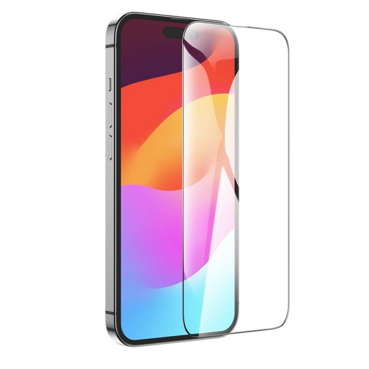 Загартоване скло 5D для iPhone 15 PRO HD Guardian shield (SET 10in1) Hoco G14 чорне
