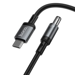 Kabel USB C do DC 5,5mm Hoco 12V/1A 1m X129 Advantage czarny