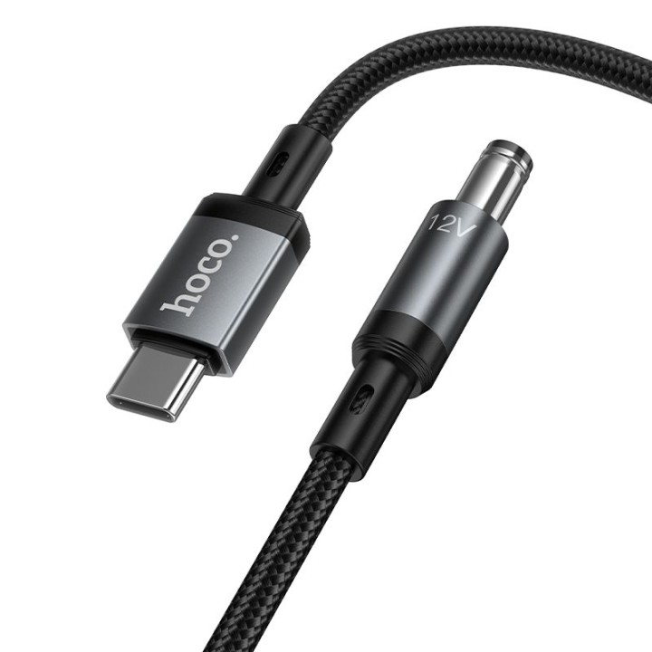 Cable USB C for DC 5,5mm Hoco 12V/1A 1m X129 Advantage black