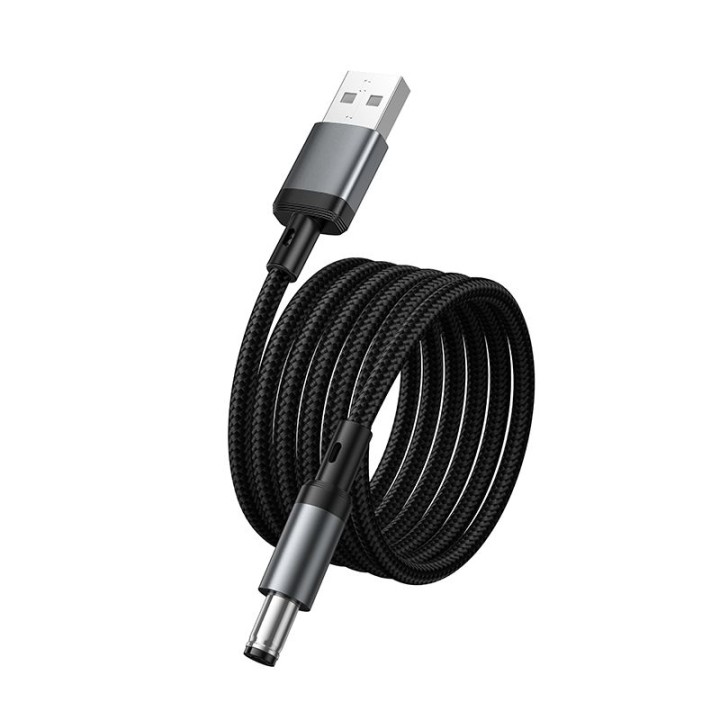 Кабель USB A для DC 5,5mm Hoco 5V/1A 1m X129 Advantage черный