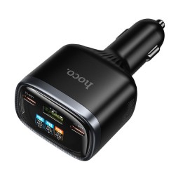 Ładowarka samochodowa Hoco USB A + 2x USB C QC3.0 PD 93W Z70 czarna