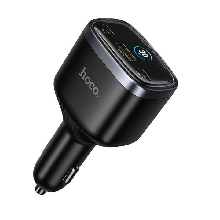 Автомобильное зарядное устройство Hoco USB A + 2x USB C QC3.0 PD 93W Z70 черное