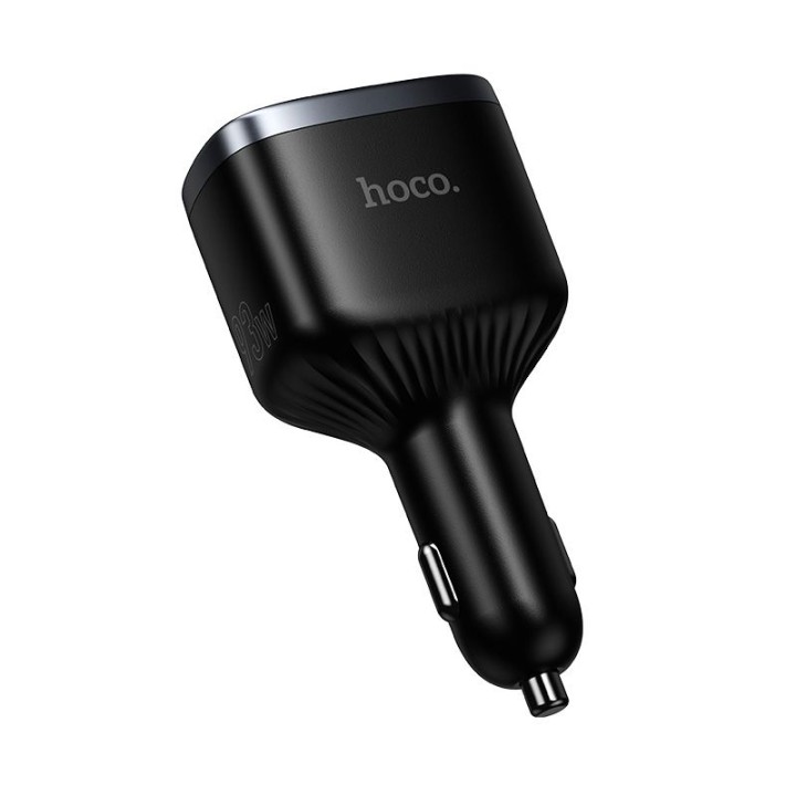 Car charger Hoco USB A + 2x USB C QC3.0 PD 93W Z70 black