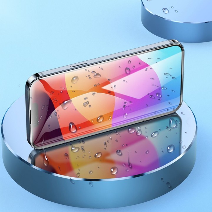 Szkło hartowane 5D do iPhone 15 PLUS / 16 PLUS Hoco HD Guardian shield (SET 10in1) G14 czarne
