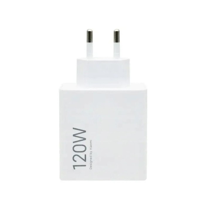 XIAOMI оригинальное сетевое зарядное устройство USB A QC3.0 6A 120W MDY-16-EN белое bulk
