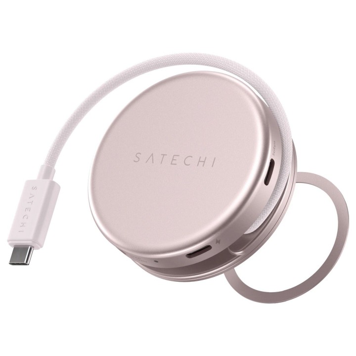 Adapter HUB 5w1 USB C Satechi OntheGo STPOTG5P blush
