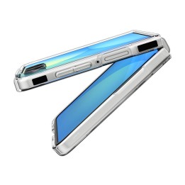 Case SPIGEN AIRSKIN compatible with MagSafe for SAMSUNG GALAXY Z FLIP 8 transparent/white