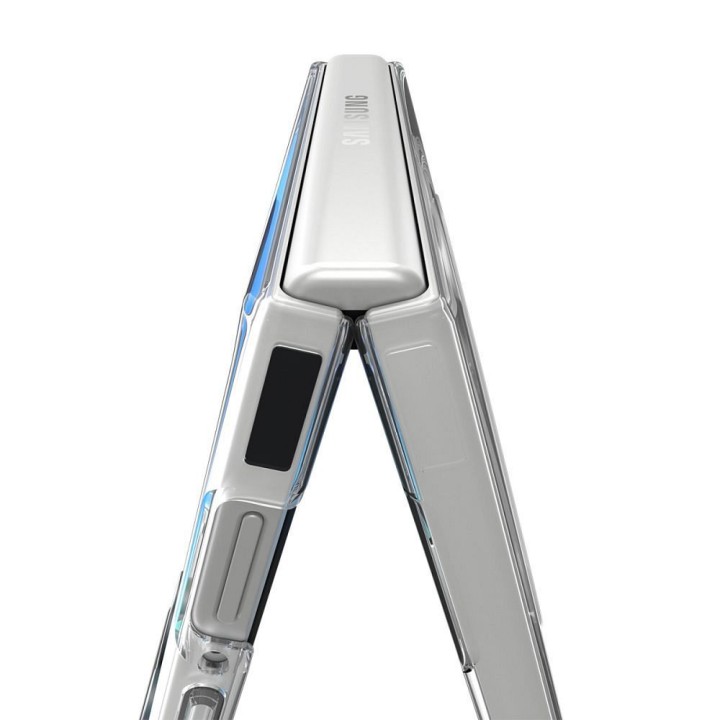 Чехол SPIGEN AIRSKIN совместимый с MagSafe для SAMSUNG GALAXY Z FLIP 8 прозрачный/белый