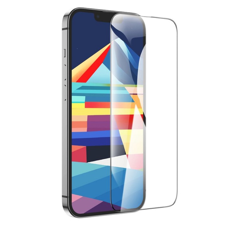 Загартоване скло 5D для iPhone 15 PLUS / 16 PLUS Hoco HD Guardian shield (SET 10in1) G14 чорне